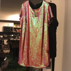 Simply Be iridescent sequin dress 🔥